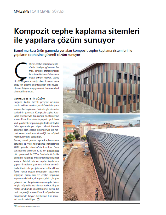 ST İnşaat Mayıs 2020 Dergisi